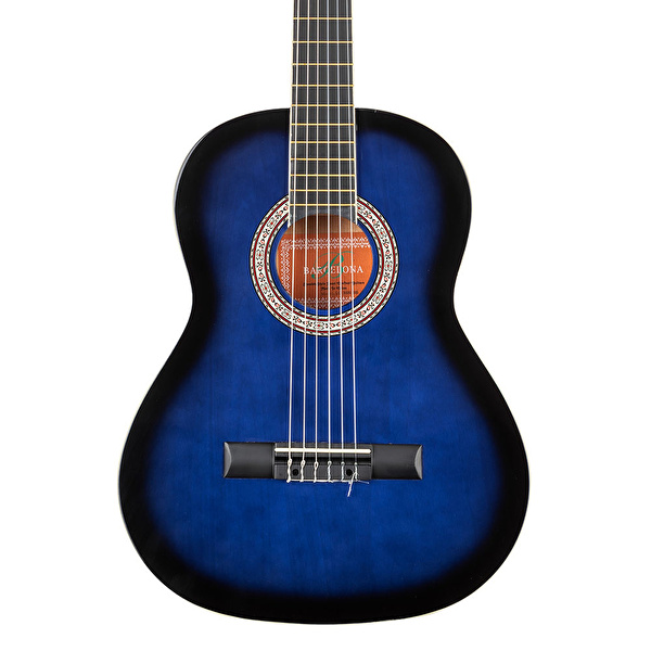 BARCELONA LC 3600 BB / 3/4 Junior Blue Black Sunburst Klasik Gitar